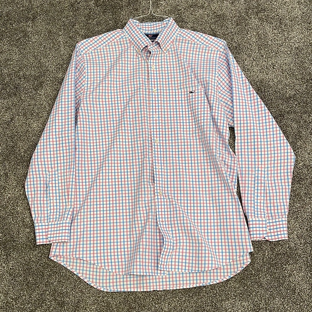 Vineyard Vine check dress shirt